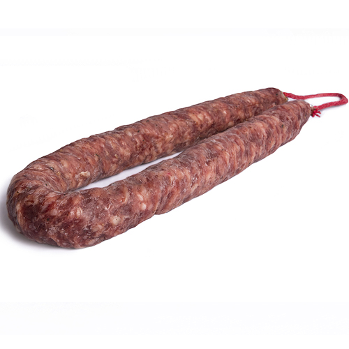 Longaniza curada Aragón - 1 pieza de 350gr en envase de atmósfera protectora. Longaniza curada Aragón - 1 pieza de 350gr en envase de atmósfera protectora.