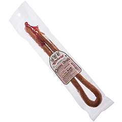 Chistorra oreada - 1 pieza de 200 gr. en envase de atmósfera protectora. Chistorra oreada - 1 pieza de 200 gr. en envase de atmósfera protectora.